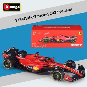 Modelo de Auto de Carreras a Escala 1:24 2023 SF-23 con Vitrina Acrílica, Charles Leclerc 16, Coleccionable de Aleación Metálica - Product Image 5