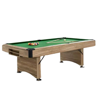 Table de billard pliable en MDF de 6 pieds directe d'usine avec système de balle de ramassage Table de billard et de billard en gros à vendre