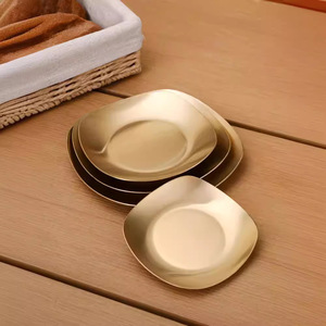 Stainless Steel <b>Sauce</b> Dish Square 304 Kimchi Plate For Restaurant Hotel Party Use - Product Image 2