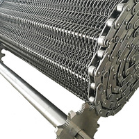 Banda Transportadora de Malla de Alambre en Espiral de Acero Inoxidable 304/316 de Alta Calidad, Tamaño Personalizado, para Hornos, Restaurantes y Comercios