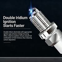 Bougie d'allumage double iridium 1822A088 pour moteur Mitsubishi Outlander Lancer