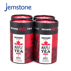 Tube en carton artisanal rond imprimé personnalisé avec couvercles boîtes d'emballage de tube en papier de tube de bougie - Product Image 3