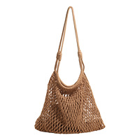 Sac tissé simple et décontracté, personnalisé, tendance, pour vacances à la plage, style occidental, grande capacité, sac fourre-tout à bandoulière, modèle unique