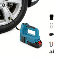 Portable Oil-Lubricated Tire Inflator Air Compressor with Emergency Light 150psi Max Pressure for Car & Motorcycle Tires