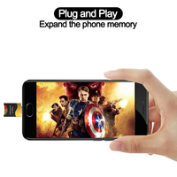 Lecteur de carte mémoire Mini Portable en alliage OTG Type C TF pour adaptateur de carte mémoire pour iPhone 15 Macbook Samsung