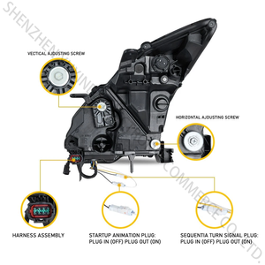 Cụm đèn pha <span class=keywords><strong>LED</strong></span> tự động SINDAR dành cho Nissan GT-R GTR R35 2009-2023 2024 2025 Bán buôn MỚI Phụ kiện đèn pha độ - Product Image 4