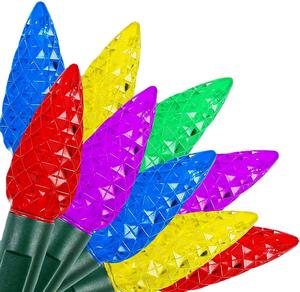 Vente en gros de guirlandes lumineuses C9 120V extensibles en fil <span class=keywords><strong>vert</strong></span> guirlandes lumineuses pour décoration extérieure - Product Image 6