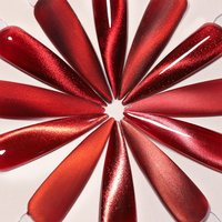 DANNYCOLL 8 couleurs rouge-elfe oeil de chat Gel vernis Collection fournisseur d'ongles en gros noël nouvel an fête oeil de chat UV Gel ensemble