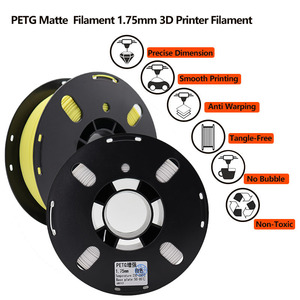 Độ dốc tiêu chuẩn pastel mờ kết cấu dây tóc PETG mờ 175mm dây tóc printroo pastel cầu vồng mờ dây tóc - Product Image 2