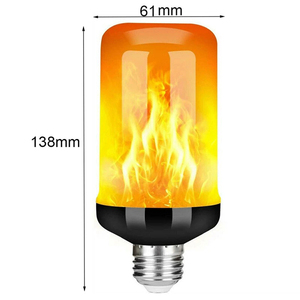 Flame Light Bulb E27 Christmas Decor <strong>Led</strong> Flickering <strong>Fire</strong> Simulated Lamps 3W <strong>Fire</strong> Lights for Indoor Outdoor Garden Holiday Decor - Product Image 3