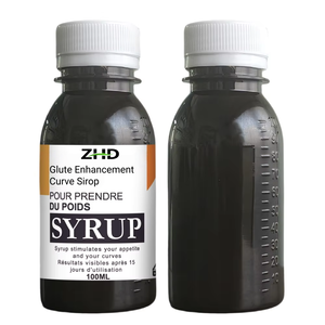 Vitaminas para Aumentar el Apetito en Mujeres Adultas, Marca Privada al por Mayor, Jarabe para Aumentar de Peso, para Aumentar la <span class=keywords><strong>Masa</strong></span> <span class=keywords><strong>Corporal</strong></span> y la Curva de la Cadera, 100 ml - Product Image 1