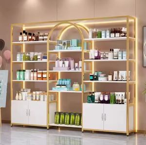 Étagère de présentation cosmétique pour salon de beauté, mobilier de salon de coiffure, mannequin pour présentoir de perruques - Product Image 4