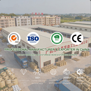 Moderne Handgefertigte Hängelampe aus Rattan, Bambus und Holz mit Schirm, Küsten-Industriestil, Poliertes Chrom-Finish, Gewebte Wohnraumbeleuchtung - Product Image 5