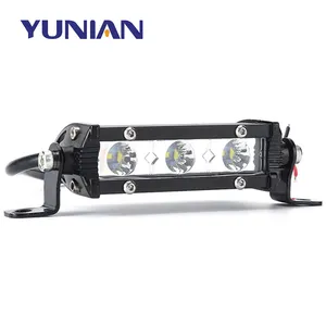 4Inch LED Work Light Bars Slim SUV 4X4 Truck Trailer Pickup Ultra Thin Spot 9W Indicator Fog Driving Lamp DC 12V 24V