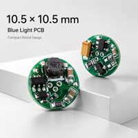 Module de carte de commande PCB laser bleu ZhonNa 10,5x10,5 mm pour outils, pièces d'outils, accessoires de réparation électronique, composant de contrôle de puissance