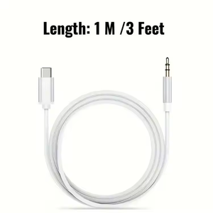 Tipo <span class=keywords><strong>C</strong></span> a <span class=keywords><strong>Aux</strong></span> cavo USB tipo-<span class=keywords><strong>C</strong></span> a 3.5mm cavo auto <span class=keywords><strong>AUX</strong></span> musica Audio adattatore per IOS e Android tutti i telefoni con porta <span class=keywords><strong>C</strong></span> - Product Image 3