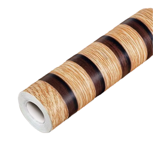 Adesivo Murale 3D Premium Effetto Legno, Carta da Parati Autoadesiva <span class=keywords><strong>per</strong></span> Arredamento Moderno del Soggiorno, Pellicola Impermeabile Autoadesiva - Product Image 2