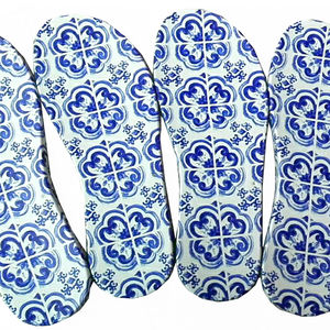 Stampa di trasferimento EVA farfalla fiore colorato personalizzato per zoccoli scarpe sandali pantofole Slip-on da spiaggia - Product Image 6