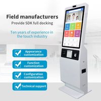 THLEE Terminal d'interrogation d'informations en libre-service de 21.5 pouces avec pose au sol Kiosque de paiement en libre-service