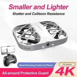 Dron JJRC H107 4CH Grid Pocket Selfie RC, Quadcopter Pequeño para Principiantes, Cámara 4k, WiFi, Plegable, Modo Sin Cabeza - Product Image 4