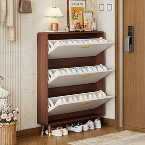 <span class=keywords><strong>Zapatero</strong></span> ultrafino que ahorra espacio, pequeño vaso <span class=keywords><strong>estrecho</strong></span> para puerta de entrada, solución de almacenamiento para el hogar contra la pared - Product Image 5