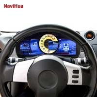 Navihua 12.3" Écran numérique de tableau de bord de voiture, compteur de vitesse LCD, cockpit virtuel, tachymètre pour Nissan 370Z 2003-2009