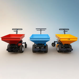 Chariot d'épandage d'<span class=keywords><strong>engrais</strong></span> de <span class=keywords><strong>pelouse</strong></span> à essence automoteur avec grande trémie <span class=keywords><strong>pour</strong></span> le transport d'<span class=keywords><strong>engrais</strong></span> et de jardin - Product Image 2