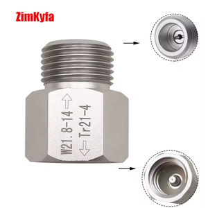 Regulador Adaptador de Aleación de Aluminio W21.8 para Cilindros de CO2 Sodastream TR21-4, Acuarios, Cerveza Casera y Herramientas de Aire - Product Image 2