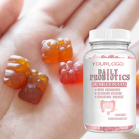 Gummies Probiotiques Marque Blanche OEM, Soutien Digestif Intestinal Prébiotique, Complément Alimentaire, 60 Gummies à Croquer