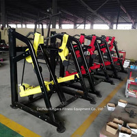 Équipement de Fitness professionnel Machine de pull musculaire chargée de plaque en acier