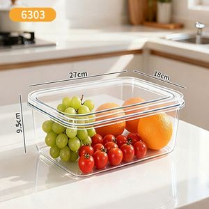 Food Grade Fridge Fresh-Keeping <b>Box</b> Freezer <b>Storage</b> <b>Box</b> Kitchen Sealed Container With Lid for Fruit and Vegetable - Product Image 3