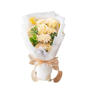 Bouquet de savons parfumés en forme de roses et de œillets, cadeau floral pour la fête des mères, la fête des enseignants, la saint-valentin, petit cadeau pour maman, 11 pièces - Product Image 6