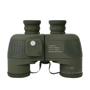 Binoculares 10x50 con Brújula, Impermeables, Antivaho, con Revestimiento Múltiple, Alta Definición, Uso Civil - Product Image 4