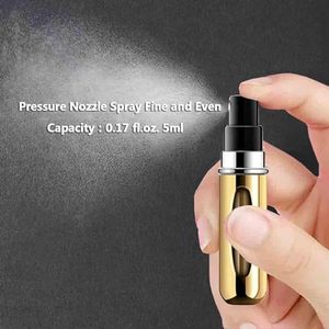Flacon pulvérisateur de parfum de poche rechargeable en aluminium 5ml/8ml, atomiseur d'huile essentielle, design couleur personnalisé, remplissage par le bas, pour lotion - Product Image 3
