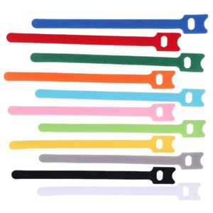 Attaches-câbles Velcro en nylon coloré en gros, attaches-câbles personnalisées dos à dos et bandes pour câbles de données - Product Image 3