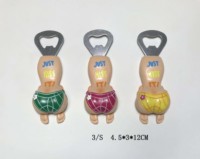 Aimant 3D de réfrigérateur de conception de fille de bikini de beauté avec l'ouvreur, aimant de réfrigérateur de résine de style de plage pour la décoration à la maison, artisanat de résine de souvenir