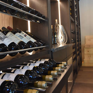 Vinoteca de Acero Inoxidable de Gran Capacidad con <span class=keywords><strong>Refrigerador</strong></span> de Doble Zona Eléctrico <span class=keywords><strong>a</strong></span> Baterí<span class=keywords><strong>a</strong></span> para Uso en Restaurantes y Villas - Product Image 4