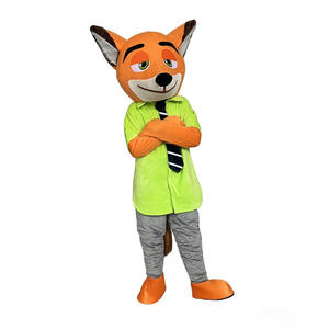 Costume de mascotte lapin Judy Hopson de Zootopia, tenue de personnage de dessin animé avec coiffe de renard pour événements et fêtes - Product Image 2