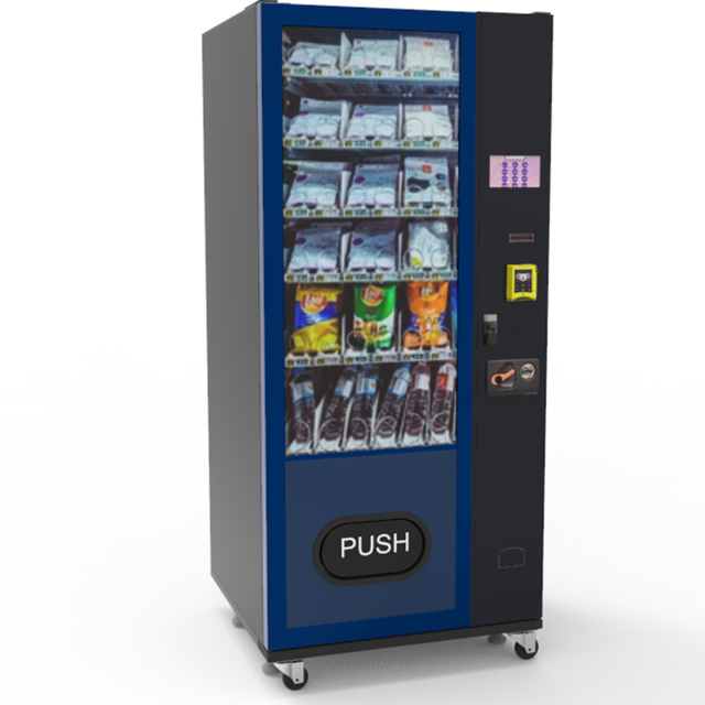 24-Hour Combo Vending Machine for Food Drinks Maquinas Expendedoras Snacks Beverages Vending Machines for Business Ideas