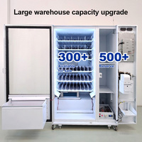 Distributeur automatique de snacks et de boissons LED, machine combinée pour la distribution de nourriture et de boissons
