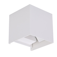 BENORY DC24V Smart 12W Projecteur mural LED carré moderne extérieur, télécommande, étanche IP65, angle réglable
