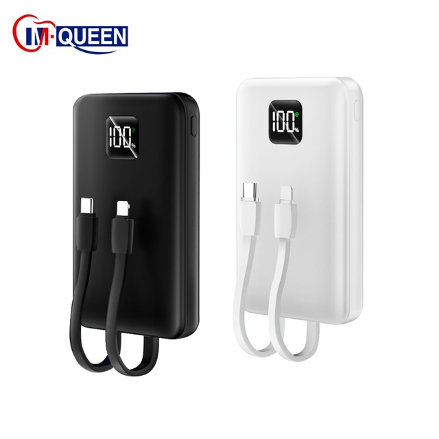 External Li-Polymer Battery Fast Charging Portable Power Bank 10000mAh/20000mAh Power Station with LED Display Ultra Slim Design