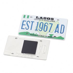 Imán de Refrigerador con Licencia Oficial de Lagos, Nigeria, Recuerdo en Oferta, Imán para Placa de Aluminio - Product Image 4