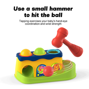 Unisex divertente martello palla a goccia giocattoli morbidi per neonati <span class=keywords><strong>regali</strong></span> per bambini di <span class=keywords><strong>1</strong></span> <span class=keywords><strong>anno</strong></span> bambino felice tempo per bambini scatole confezionate - Product Image 5