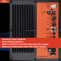 Carte d'amplificateur de voiture RMS Power 500W, carte d'amplificateur de voiture de classe D pour caisson de basses 8" 10"