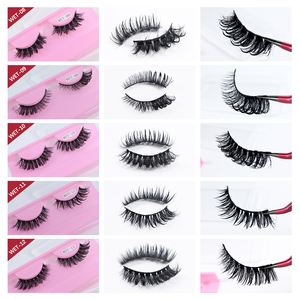 Nuove Ciglia Finte a Striscia Intera Effetto Bagnato a Spillo Volume Soffice Fornitore di Ciglia Finte in Visone Sintetico Curvatura C/D Accessori per il Trucco - Product Image 2