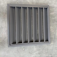 Ailettes en alliage d'aluminium au design moderne, étanches, à ventilation réglable, angle de lame 180°, garantie 1 an, pour climatiseur CVC