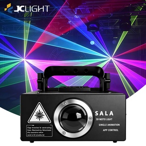 Luz Láser <span class=keywords><strong>3D</strong></span> de Animación RGB de 1W 2W 3W para Fiestas en Casa, Control por Aplicación Móvil y Bluetooth, Portátil - Product Image 4