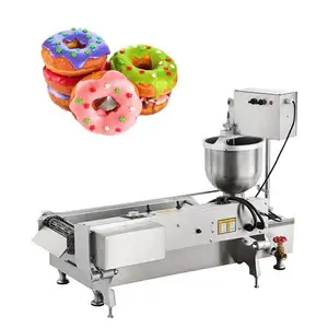 Precio barato de fábrica, máquina de llenado de crema de rosquillas, freidora de rosquillas y máquina para hacer rosquillas con alta calidad