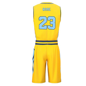 Wholesale Custom Printed <b>Basketball</b> Uniform 100% Polyester Eco-friendly Moisture-Wicking Quick Dry Sleeveless Breathable - Product Image 2